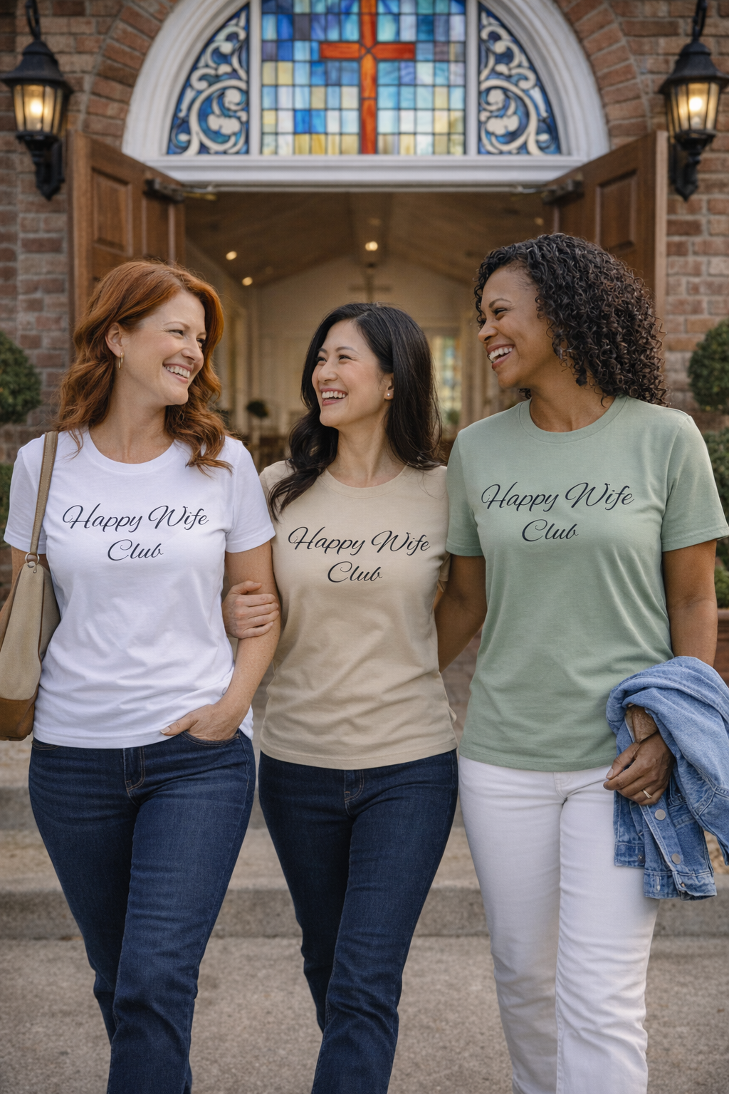 Happy Wife Club T-Shirt – Light Colors
