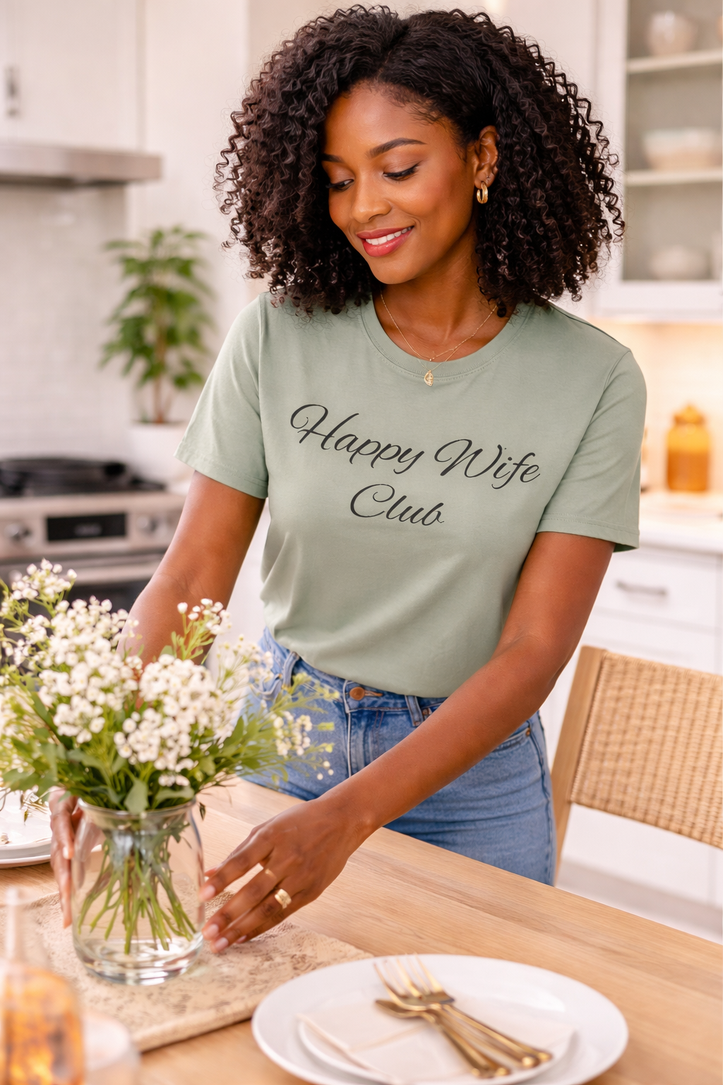 Happy Wife Club T-Shirt – Light Colors