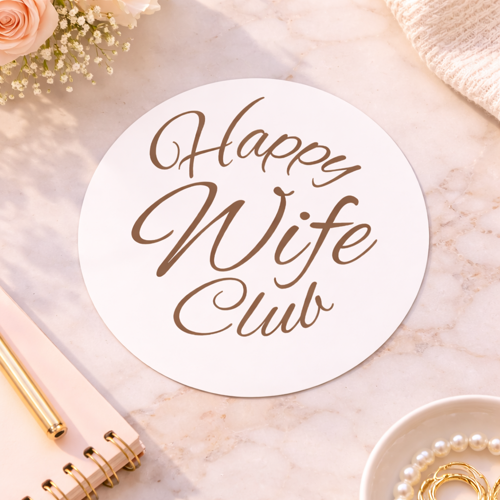 Happy Wife Club Sticker