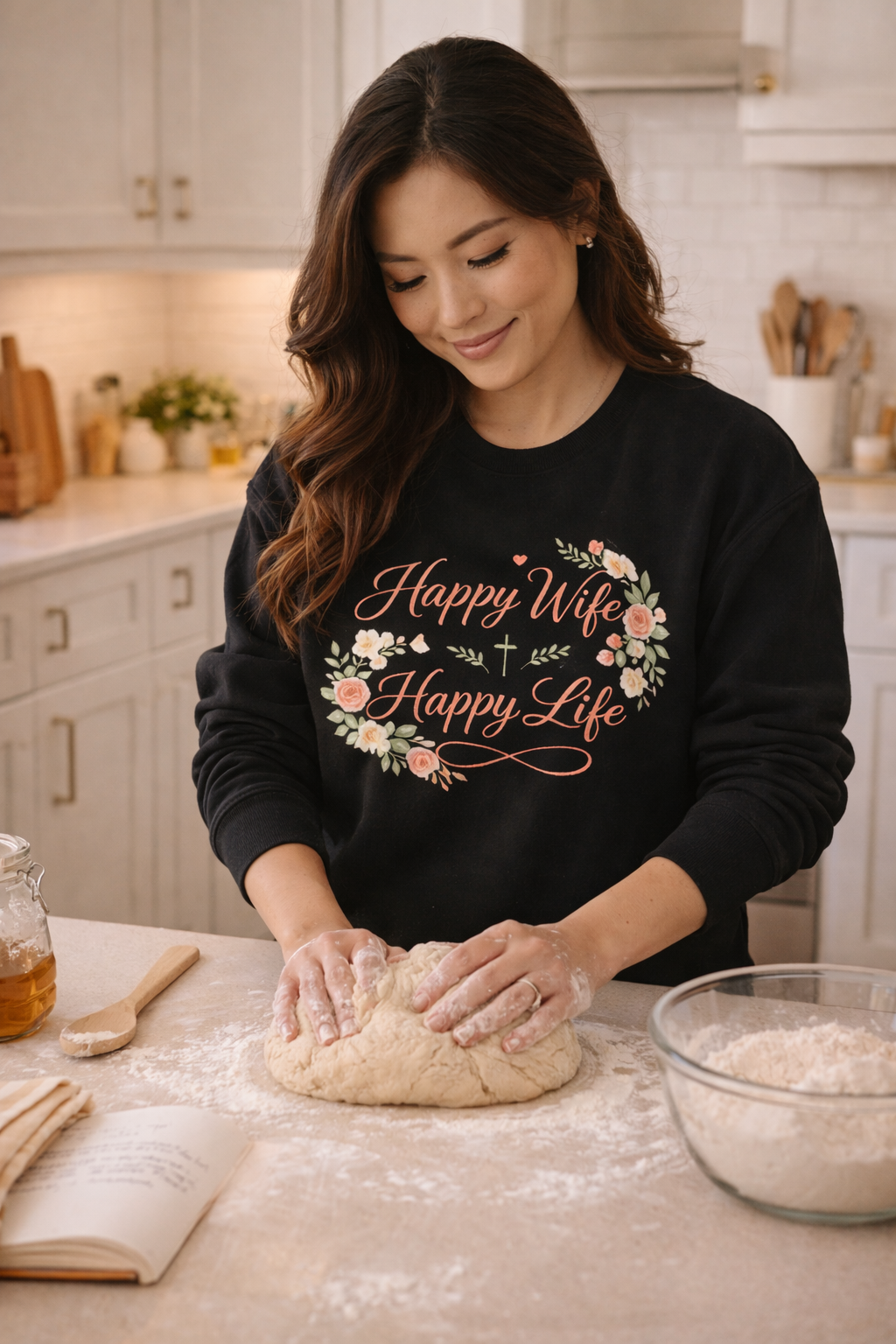 Happy Wife, Happy Life Sweatshirt