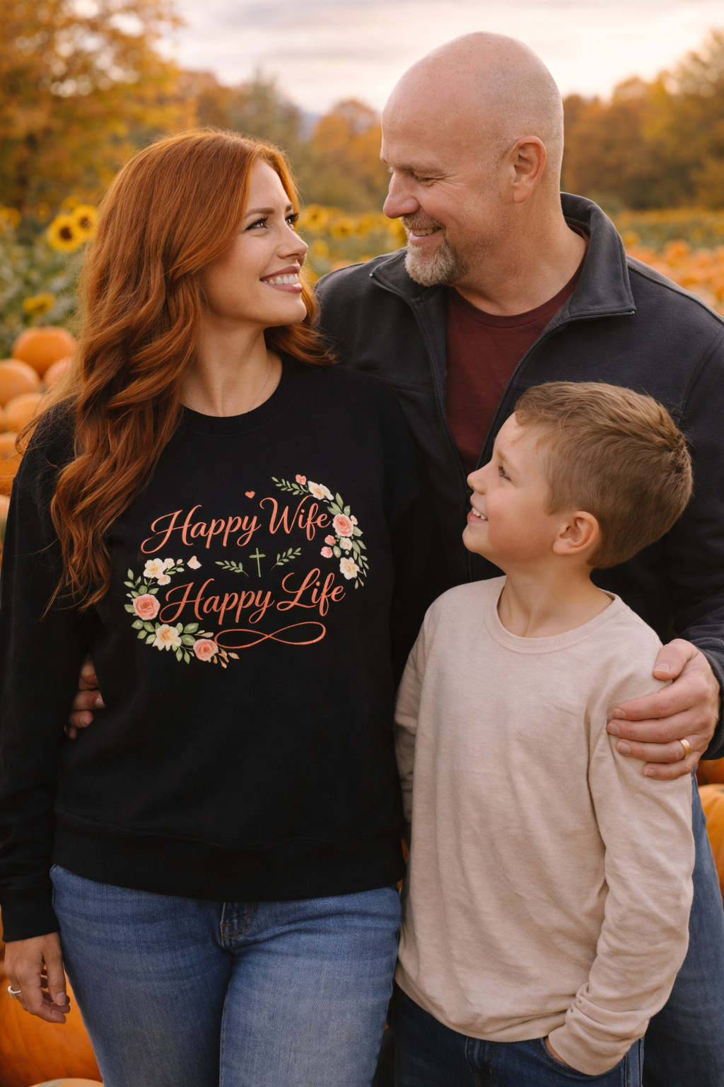 Happy Wife, Happy Life Sweatshirt