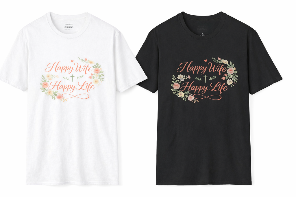 Happy Wife, Happy Life T-Shirt