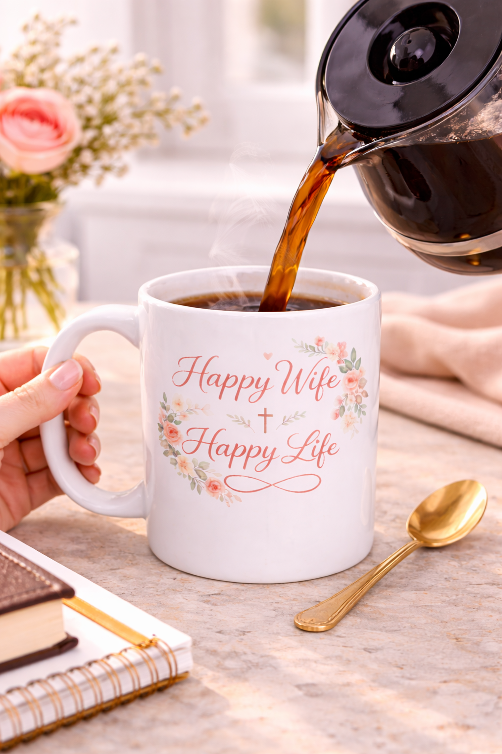 Happy Wife, Happy Life Mug